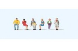 79013 Seated People 6 Figure Set N Gauge